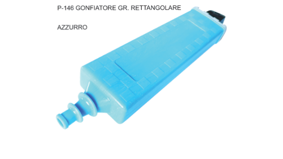 P-146 GONFIATORE MONOMANDATA RETTANGOLARE